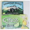 Image 1 : LOT OF 2 WALL HANGING BEER SIGNS INCL: GRANVILLE