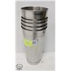 Image 1 : LOT OF 5 S/S MILKSHAKE CUPS