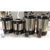 Image 1 : LOT OF 4 BUNN GRAVITY BEVERAGE DISPENSERS