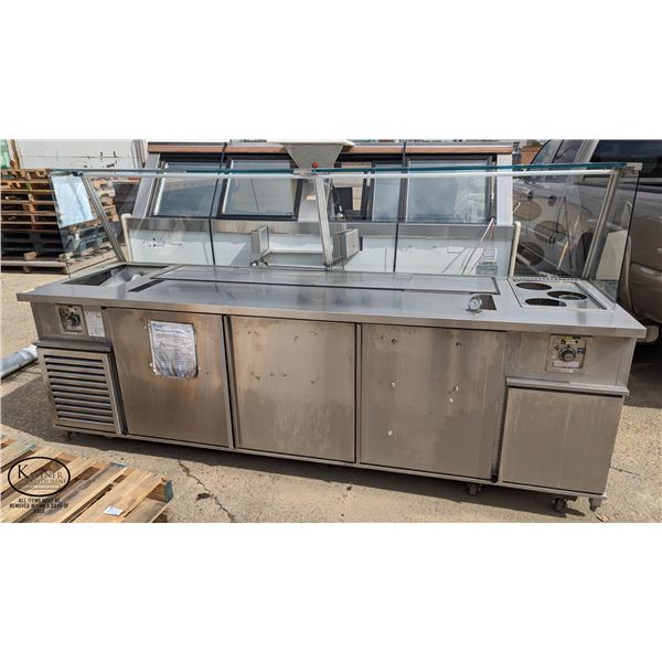 BAILIFF SEIZURE: QBD COMMERCIAL DELI PREP TABLE W/