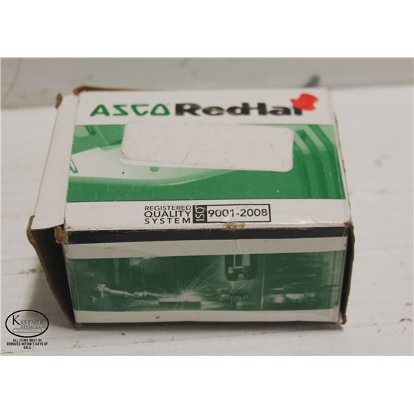 NEW ASCO REDHAT SOLENOID COIL & VALVE - GAS