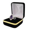 Image 3 : 2.39 ctw Amethyst and 0.24 ctw Topaz Silver Ring