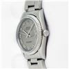 Image 6 : Rolex Mens Stainless Steel Gray Roman 36MM Datejust Wristwatch With Box