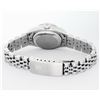Image 7 : Rolex Ladies Quickset Stainless Steel Silver Index 18K White Gold Diamond Bezel