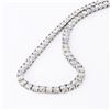 Image 3 : 28.92 ctw Diamond 14K White Gold Tennis Necklace