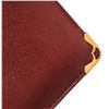 Image 8 : Cartier Maroon Leather Long Checkbook Wallet