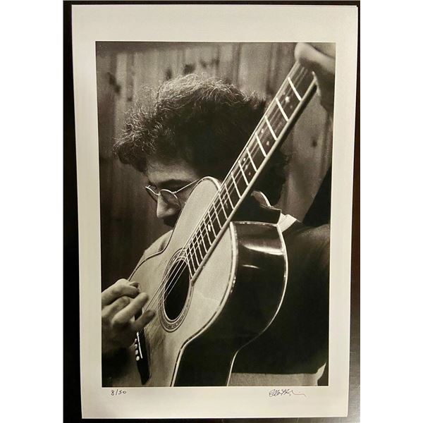 Jerry Garcia w/ Big Guitar by Elliot Blinder