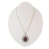Image 3 : 36.44 ctw Ruby and 4.74 ctw White Sapphire Sillver Pendant/Necklace