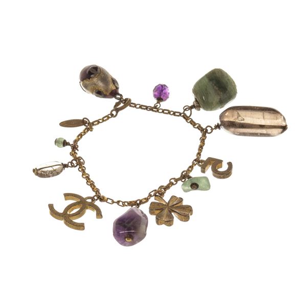 Chanel Multistone and Charm Bracelet