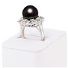 Image 3 : 12.40mm South Sea Pearl and 1.25 ctw Diamond Platinum Ring