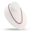 Image 1 : 26.62 ctw Ruby and 5.01 ctw Diamond 14K Yellow Gold Necklace