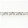 Image 9 : 18k White Gold 12.21 ctw 37 Round Large Diamond Line Tennis Statement Bracelet