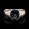 Image 1 : 2.90 ctw Oval Mystic Quartz Ring