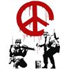 Image 1 : Peace Soldiers by Banksy