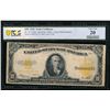 Image 1 : 1922 $10 Gold Certificate PCGS 20