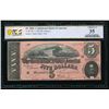 Image 1 : 1864 $5 T-69 Confederate PCGS 35