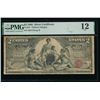Image 1 : 1896 $2 Educational Silver Certificate PMG 12