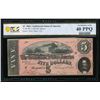 Image 1 : 1864 $5 T-69 Confederate PCGS 40PPQ