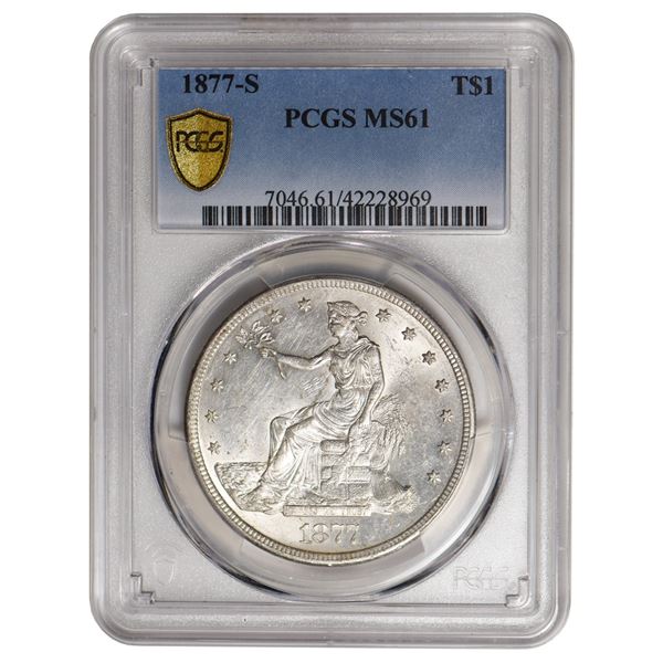 1877-S $1 Trade Dollar PCGS MS61