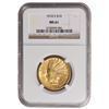 Image 1 : 1910-S $10 Indian Head Eagle Gold Coin NGC MS61