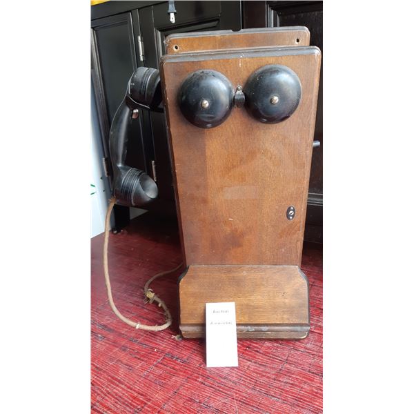 Antique Wall Phone Cat A