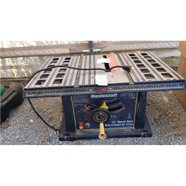 Mastercraft Bench Saw Cat C