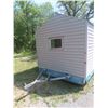 Image 2 : Portable Steel Framed Insulated Ice Fishing / Hunting Shack with Sheet