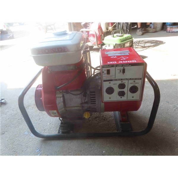 Honda GE 4000 Generator - Works