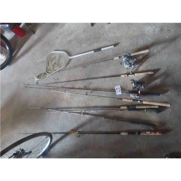 4 Reels, 8 Rods, Net 