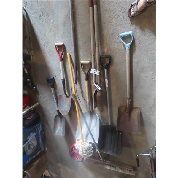 Spade, Shovel, Fork, Broom, Post Hole Cleaner