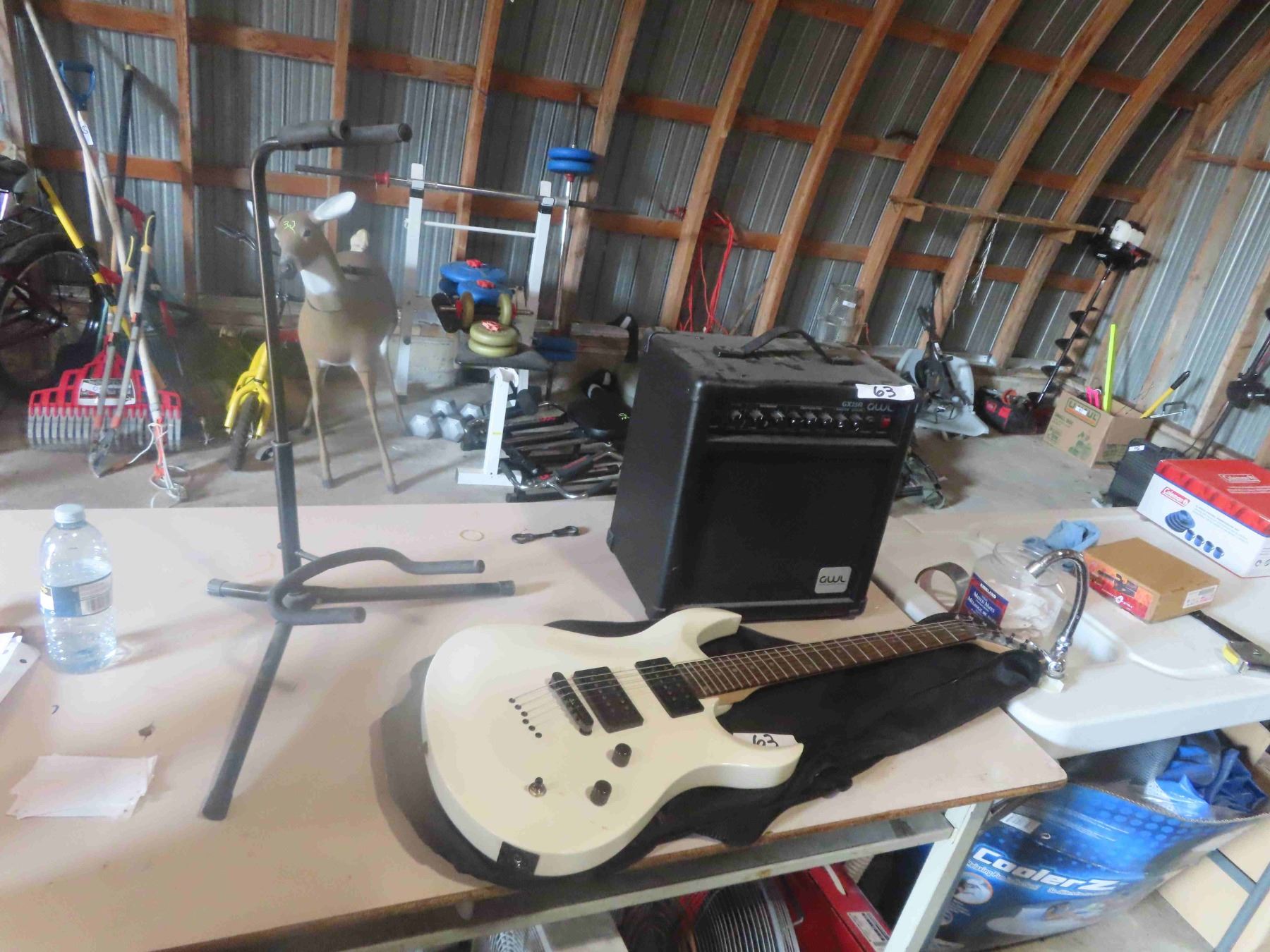 GWL GX 25R Amp, GWL Electric Guitar, Soft