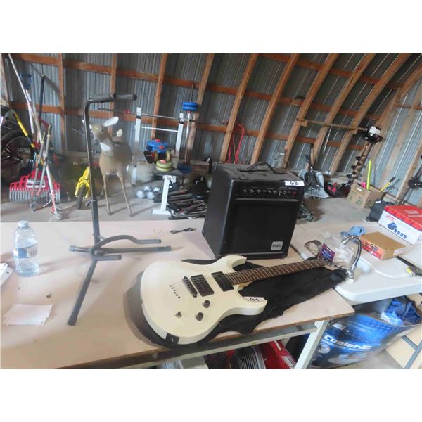 GWL GX 25R Amp, GWL Electric Guitar, Soft