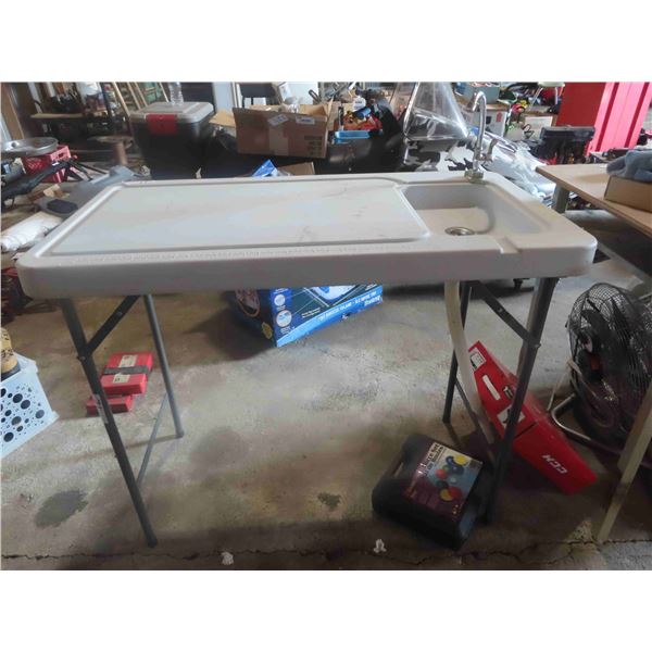 Folding Leg Cleaning / Camping / Filleting Table