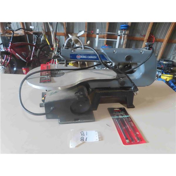 King Variabe Speed Scroll Saw with Extra Blades