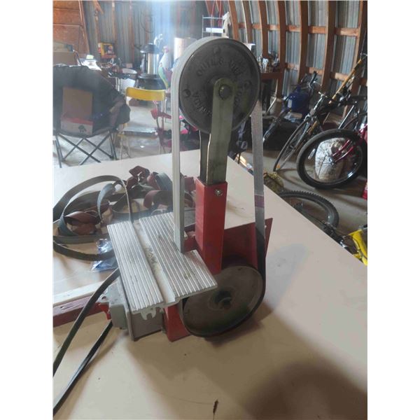 Lee Valley 1'' Ribbon Sander with Leather Belt 