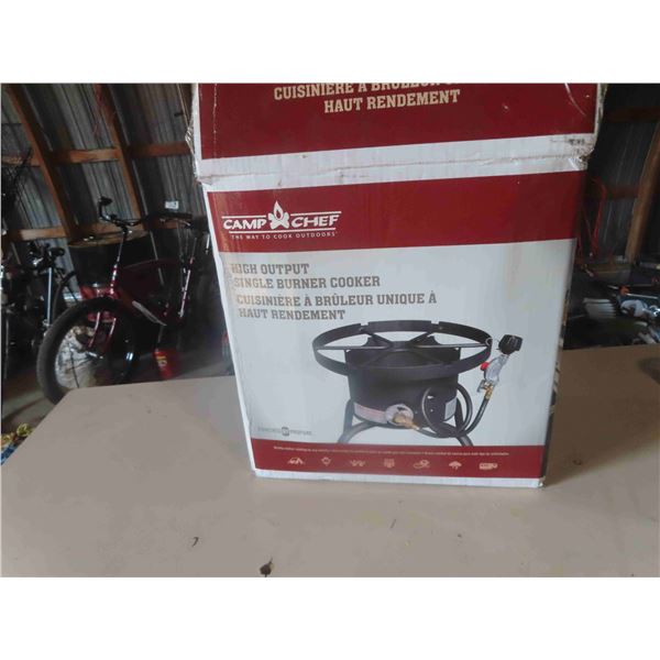 Camp Chef Single Propane Cooker -Only Used 
