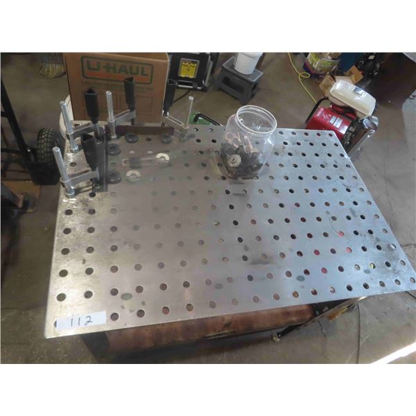 Mr Blacksmith Welding Table with Multi Hold