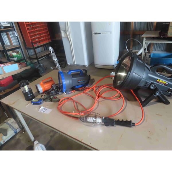 15,000,000 Candle Power Spot Light, Head Lights