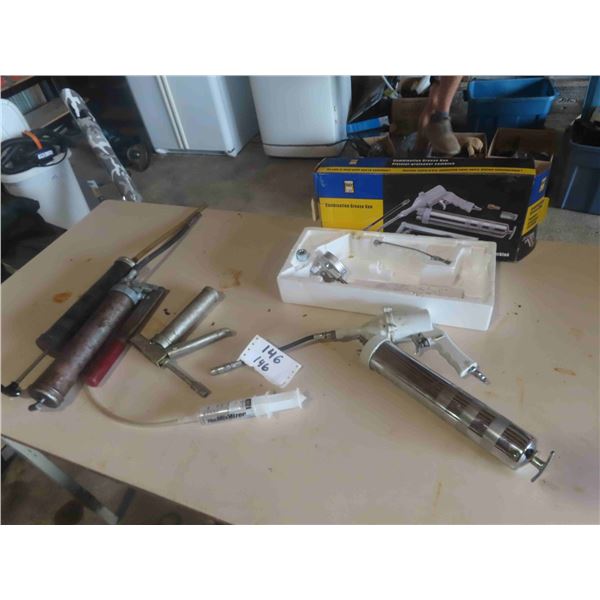 Air Grease Gun, Regular Grease Gun, Oil Transfer