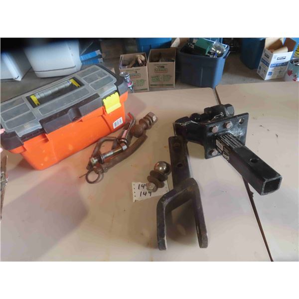 Pintle + Ball Hitch , Open Hitch, Plus in Tool Box