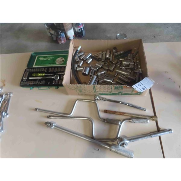 3/8'' + 1/2'' Sockets, Ratchets, Strong Bar, Speed
