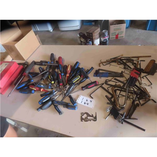 Screw Drivers, Allen Tools, Monkey Wrench