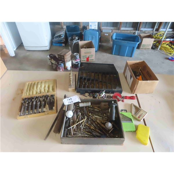 Quantity of Steel + Titanium Drill Bits, Diamond