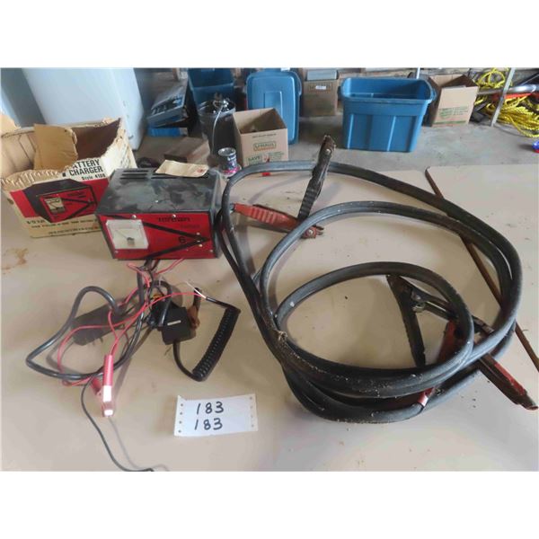 Torcan Battery Charger , Booster Cables