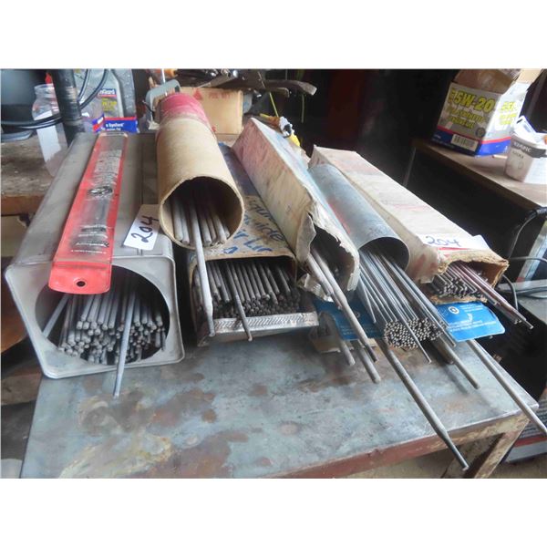 Quantity of Welding + Brazing Rods 