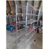 Image 2 : Stainless Bakers Rack on Wheels 76'' x 47'' x 17 1/2'' 