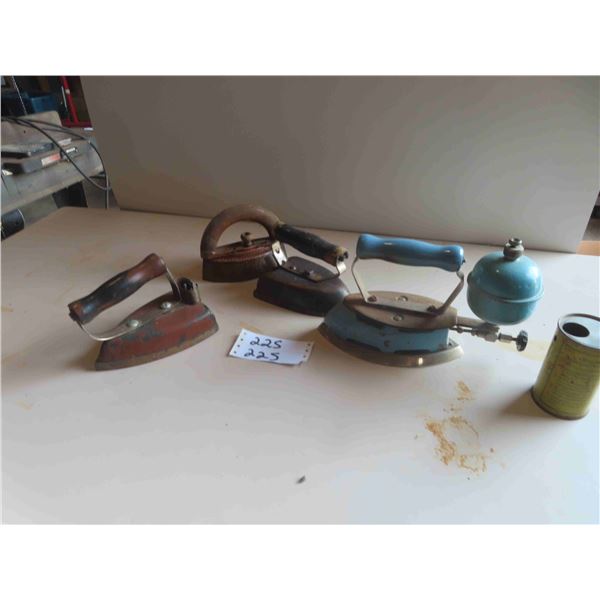 Coleman Gas Iron, Sad Irons