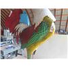 Image 3 : Metal Art Rooster 45'' Tall