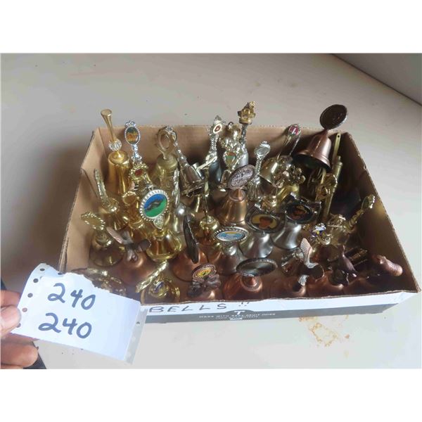 Brass Handled Bell Collection : Souveniers,