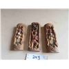 Image 1 : Indigenous Log Ornaments 6 1/2'' x 2 1/2'' 